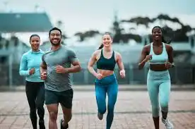 Achieving the Perfect Tone: How Often Should You Exercise for Results? 3 image of man and 3 women doing cardio exercise Rhyl to help tone and remove fat from the body.